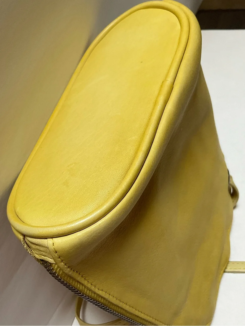 LATICO Lilly Leather Crossbody Bag Yellow Leather
